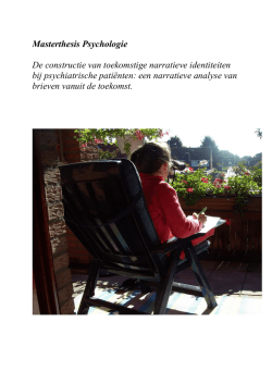 Masterthesis Psychologie - University of Twente Student Theses