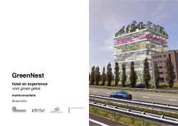 GreenNest : hotel en experience voor groen geluk