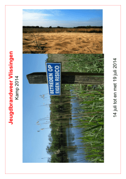 Kamp Ede 2014 - Jeugdbrandweer Vlissingen