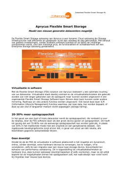 Aprycus Data Sheet Flexible Smart Storage -NL