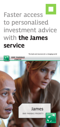Faster access to personalised investment advice with the James