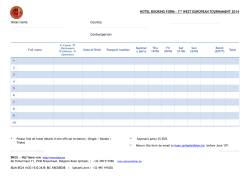 ET2014 Hotel Booking Form