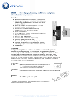 Download PDF - Openingcontrols.nl
