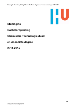 studiegids 2014-2015 - Hogeschool Utrecht