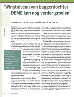 Interview met ceo Luc Bertrand