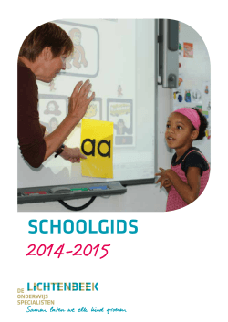 schoolgids 2014-2015