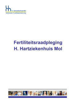 Gynaecologie: infertiliteit: fertiliteitsbrochure