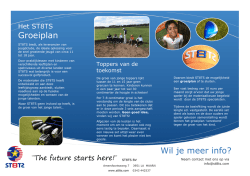 Groeiplan Wil je meer info?