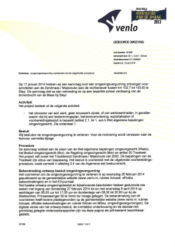 Besluit - Gemeente Venlo