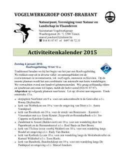 Activiteitenkalender_2015_Vogelwerkgroep-Oost