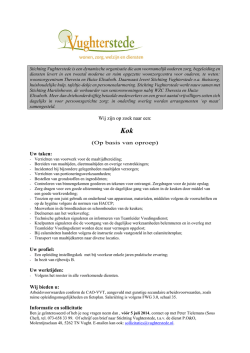 Interne advertentie, 1 mei 2000