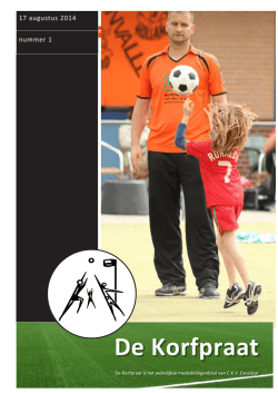 Korfpraat 18-08-2014