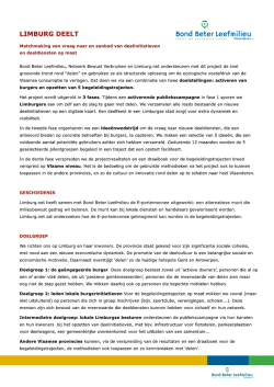 Sponsorfiche - Bond Beter Leefmilieu
