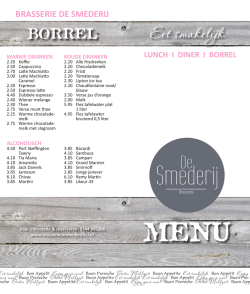Eet smakelijk - Brasserie de Smederij