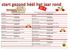 Je bent "wat je eet" !! Eerst komt het eten dan de moraal ! September