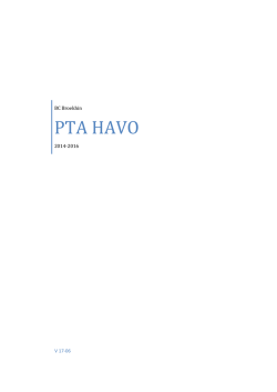 HAVO 4 2014-2016
