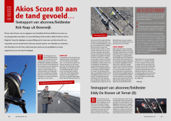 Fieldtest AKIOS SCORA eindverslag
