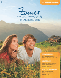 in Salzburgerland - Download brochures from Austria