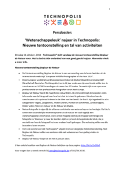 Downloadbaar persdossier