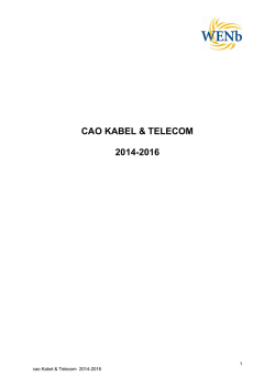Download hier de CAO Kabel en Telecom 04-2014