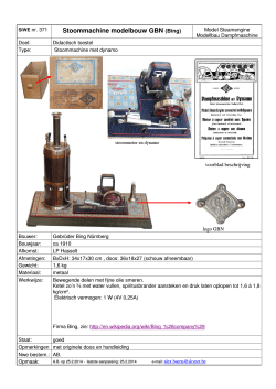 371. Stoommachine GBN met Dynamo