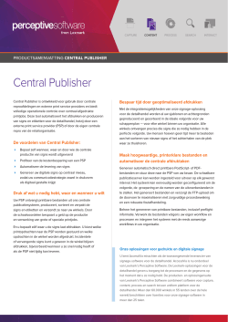 Central Publisher - Perceptive Software
