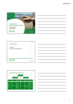 Presentatie Agrifrm Plant 25-03-2014