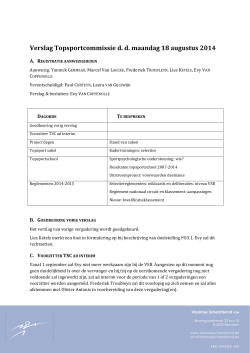 2014-08-18 - Vlaamse Schermbond