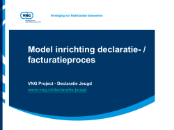 Model Inrichting Declaratieproces