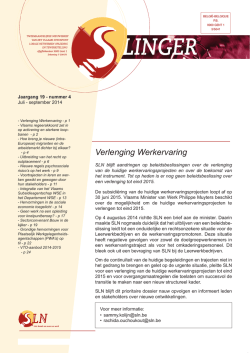 Jaargang 19 - nr. 4 juli - augustus
