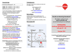 HERNIEUWING Certificaat gekwalificeerd technicus voor