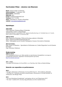 Download c.v. - Jessica van Deursen