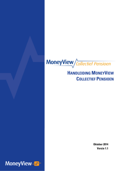 HANDLEIDING MONEYVIEW COLLECTIEF PENSIOEN