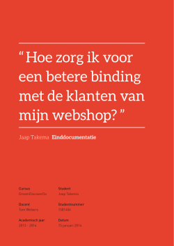 Einddocumentatie - DreamDiscoverDo