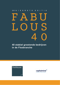 Fabulous 40 - Flexbranche 2014