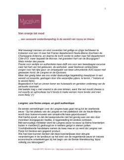 een sensuele onderdompeling in de wereld van rocou en linens