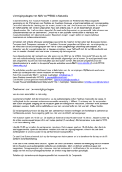 informatie over de verenigingsdagen
