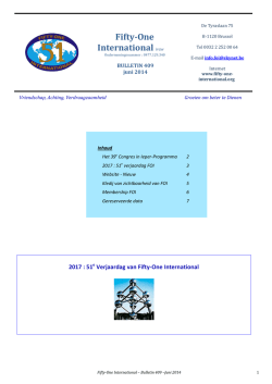 Fifty-One International ivzw - Fifty