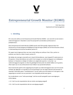 Entrepreneurial Growth Monitor (EGMO)