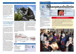 Schaepmanbulletin 34 - Dr. Schaepmanstichting