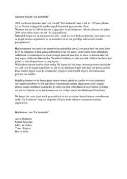 Ijsclub de Eendracht 150 jaar