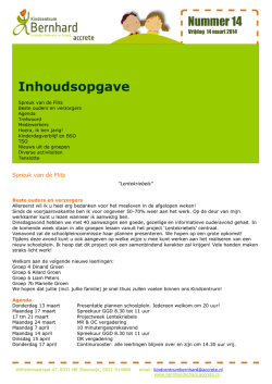 Inhoudsopgave