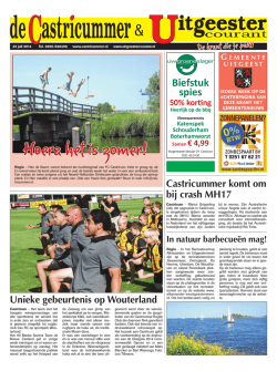 Hoera het is zomer!