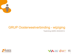 GRUP Oosterweelverbinding - wijziging