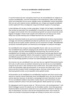 Hoe kun je wereldbeelden redelijk beoordelen