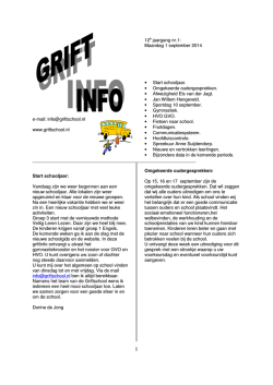 Griftinfo 1-2014
