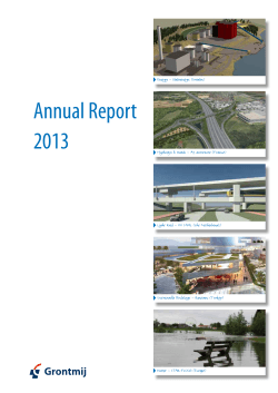Grontmij Annual Report 2013