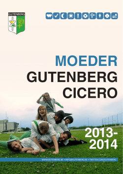 2013-2014, Nr. 1 - Studentenclub Gutenberg