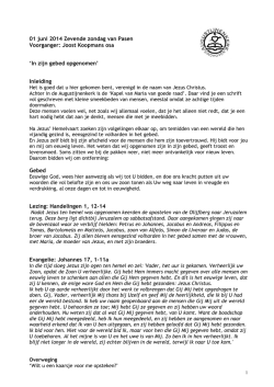 In zijn gebed opgenomen - Augustijnenkerk Eindhoven
