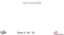 Het huwelijk